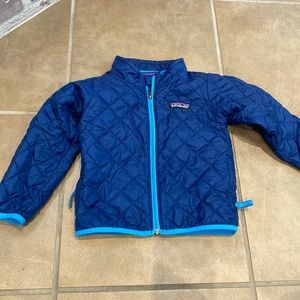 Blue light weight Patagonia puffer